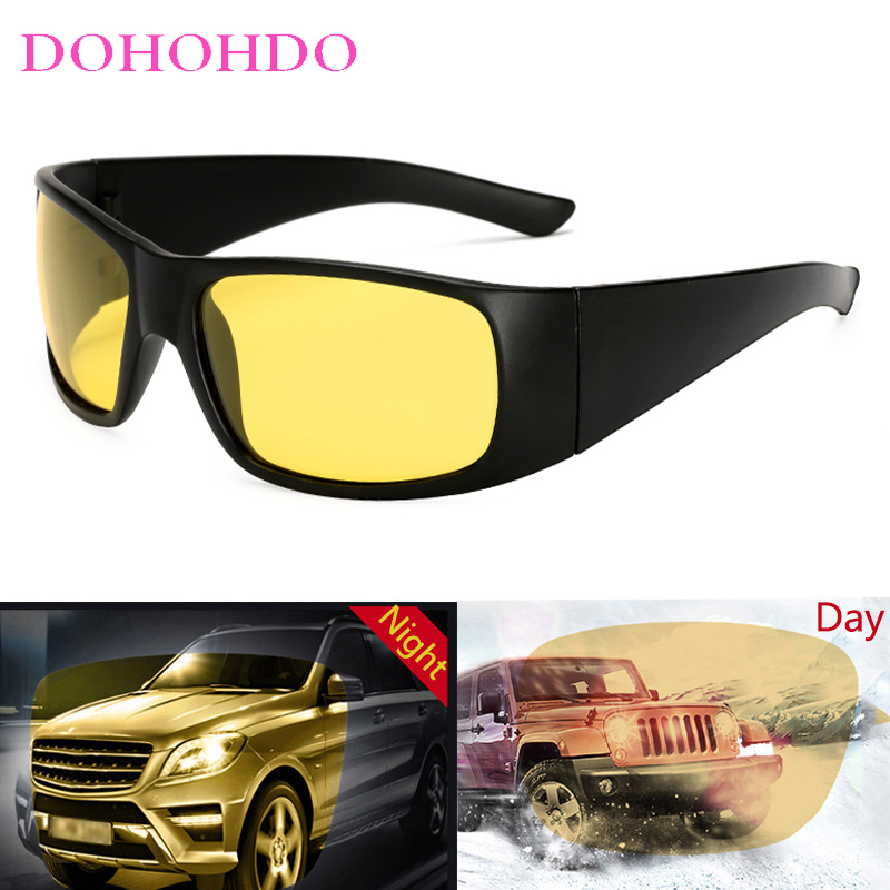 Men Accessories Brands - نظارات رؤية ليلية للسائقين بتصميم كلاسيكي،