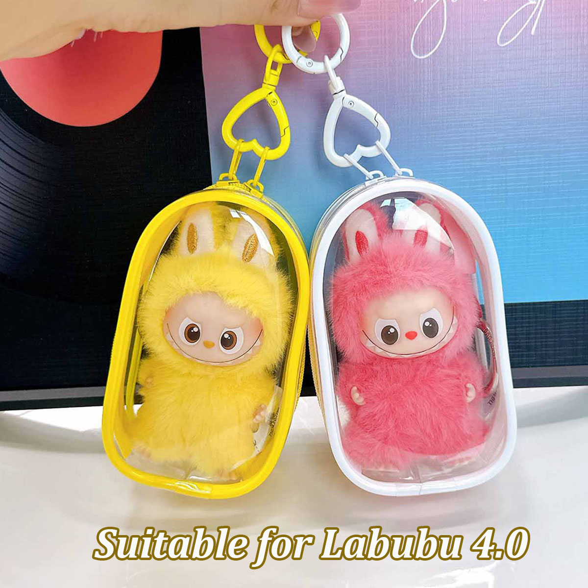 Men Accessories Organiser - ل Mini Labubu حامي صندوق منظم