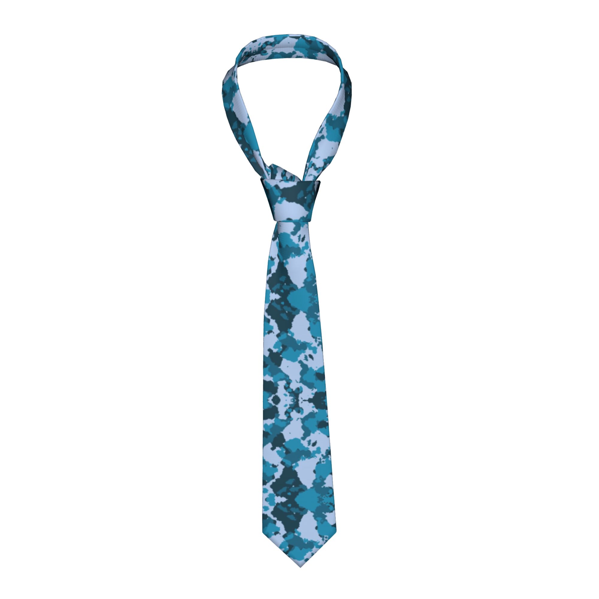 Men Accessories For Wedding - ربطات عنق رجالية مموهة ضيقة من