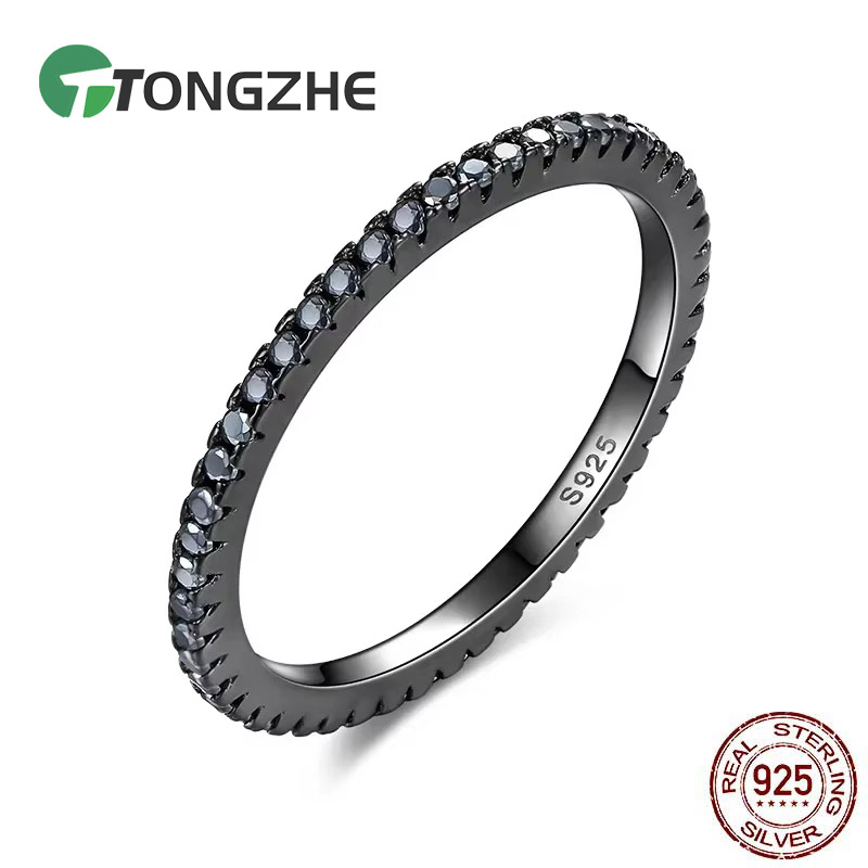 Men Accessories Brands - TONGZHE خواتم موجزة فاخرة للنساء 925