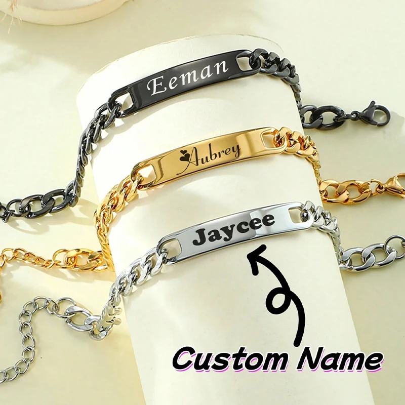 Men'S Accessories Jewelry Bracelet - أساور وخواتم مخصصة من الفولاذ المقاوم