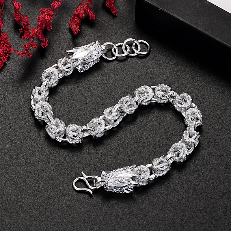 Men Accessories Chain And Bracelet - أساور رائعة من الفضة الإسترليني عيار