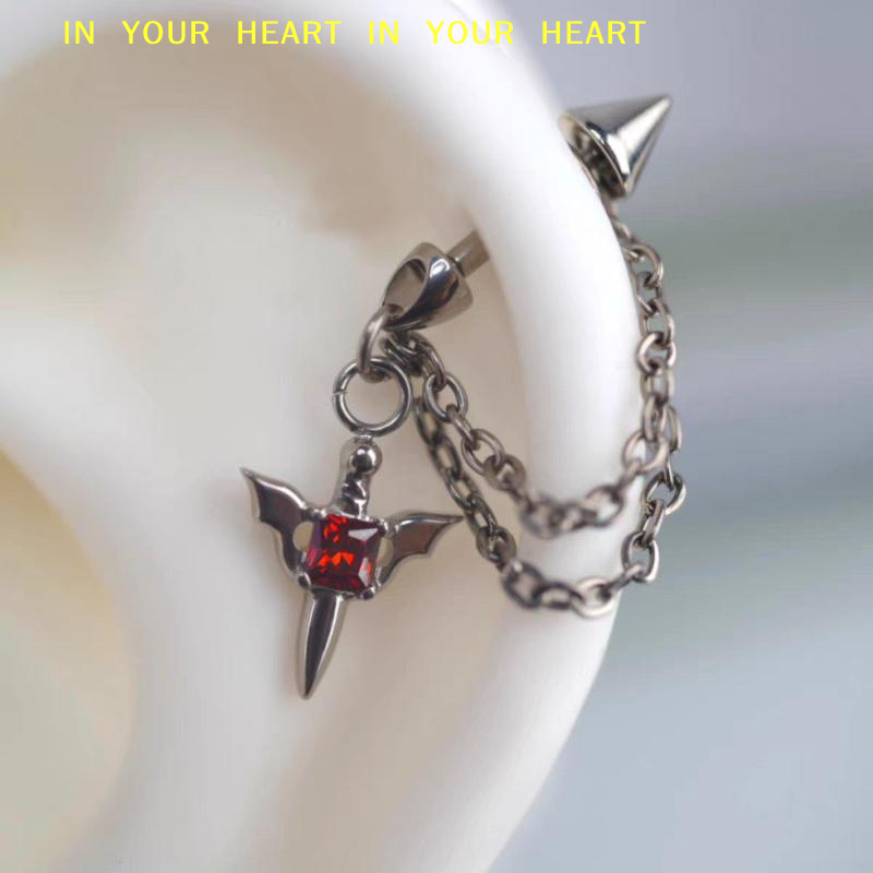X Men Accessories - أقراط أذن على شكل جناح من