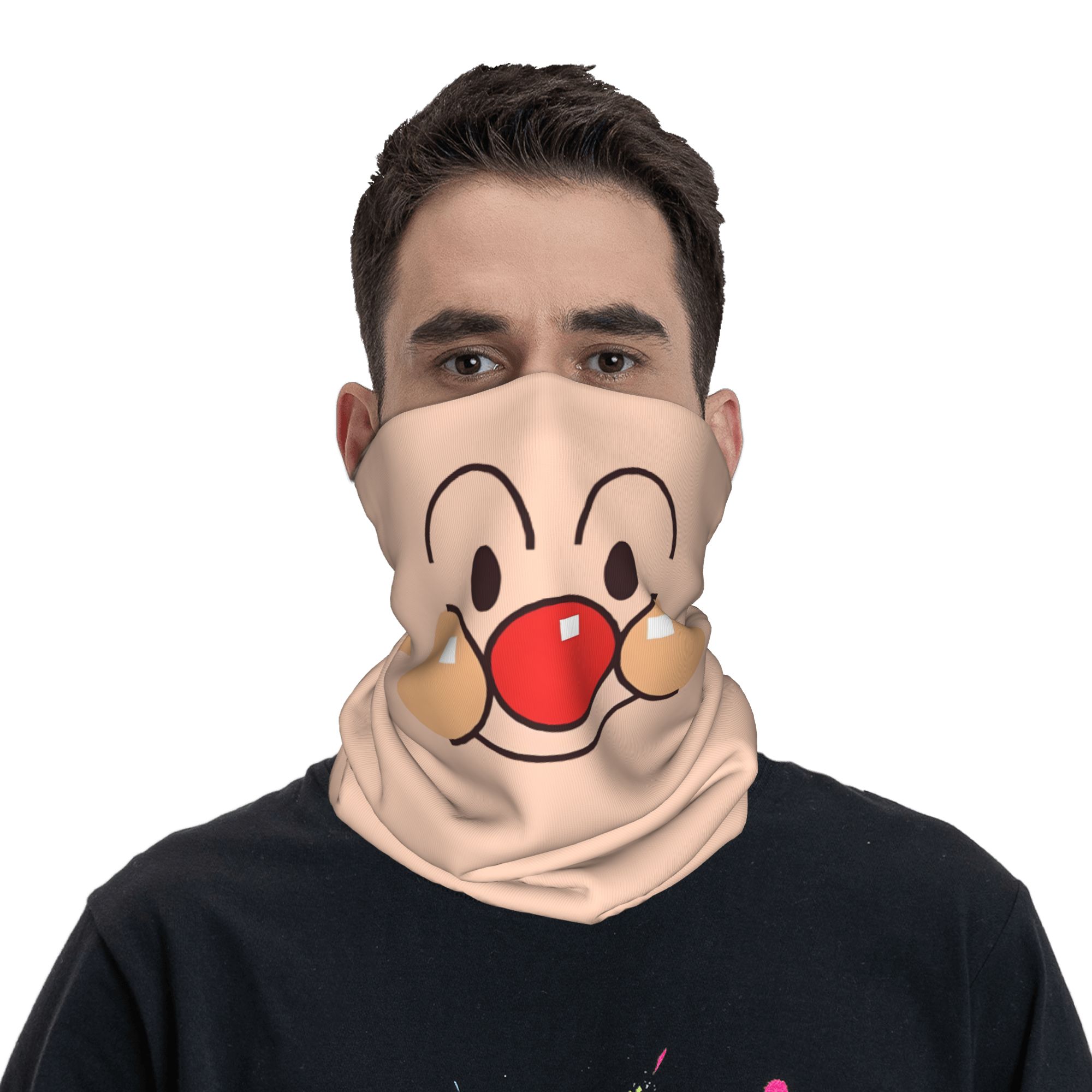 Men Accessories For Neck - غطاء رقبة أنبوبية مخصص بتصميم أنبانمان