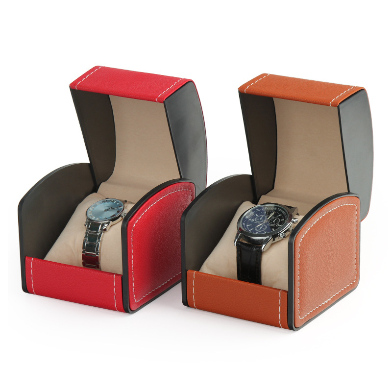 Men Accessories Organiser - صندوق عرض للساعات من الجلد الصناعي