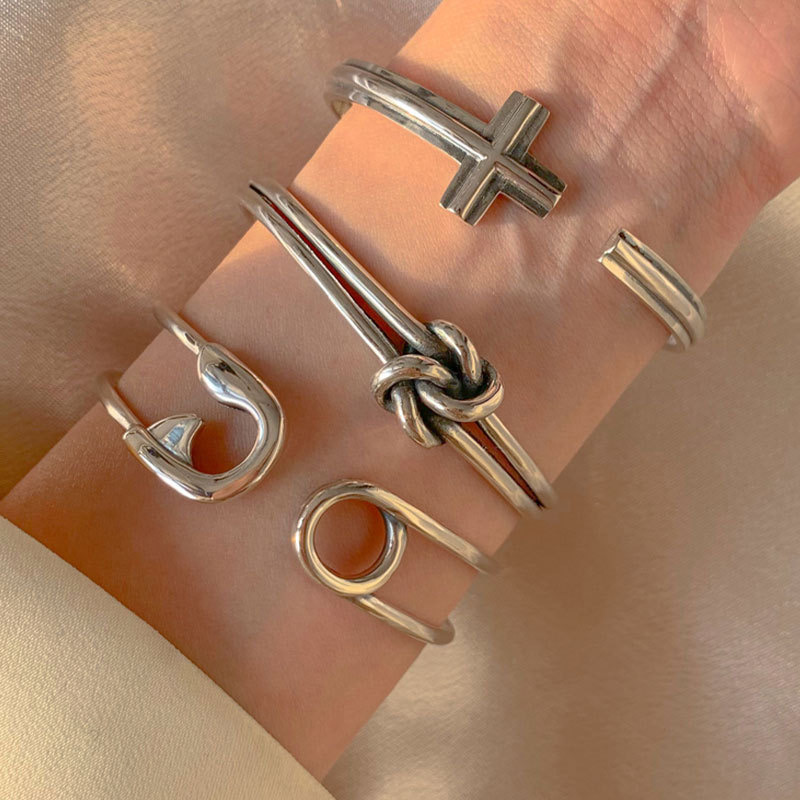 Men Accessories Chain And Bracelet - 925 فضة أساور للنساء الرجال سلسلة