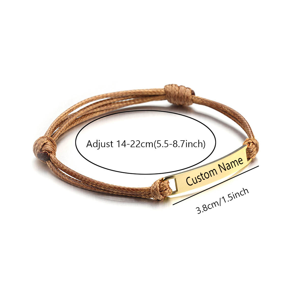 مخصص اسم الرسالة سوار اليد محف - مراجعة Men'S Accessories Jewelry Bracelet وسعره