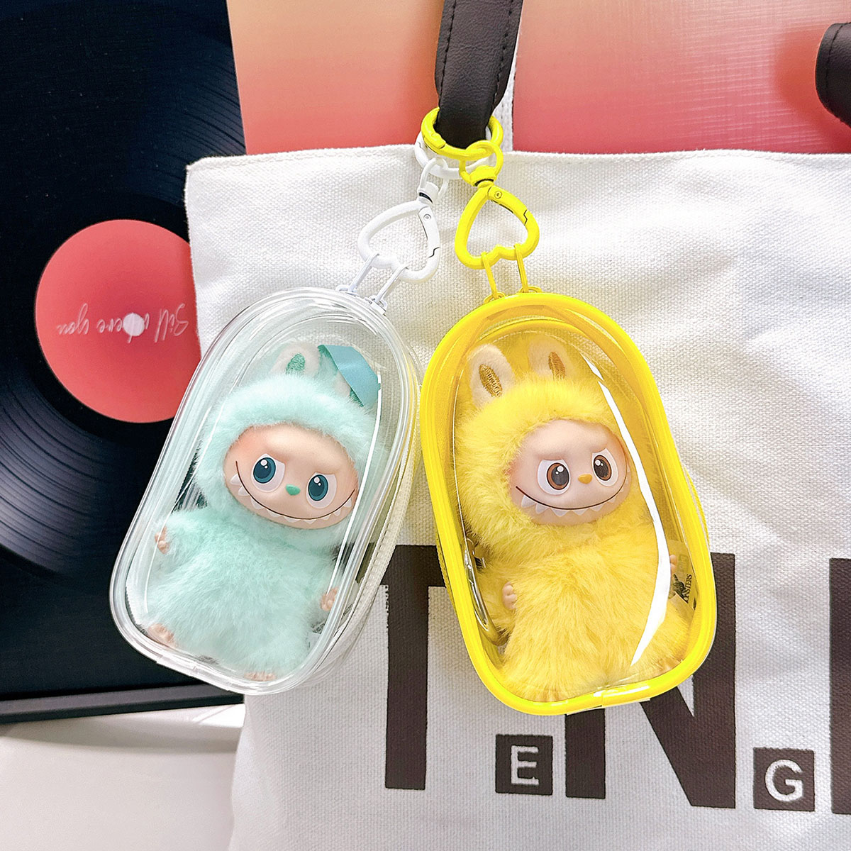 ل Mini Labubu حامي صندوق منظم  - مراجعة Men Accessories Organiser وسعره