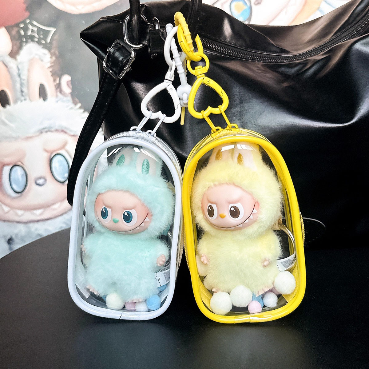 ل Mini Labubu حامي صندوق منظم  - مراجعة Men Accessories Organiser وسعره