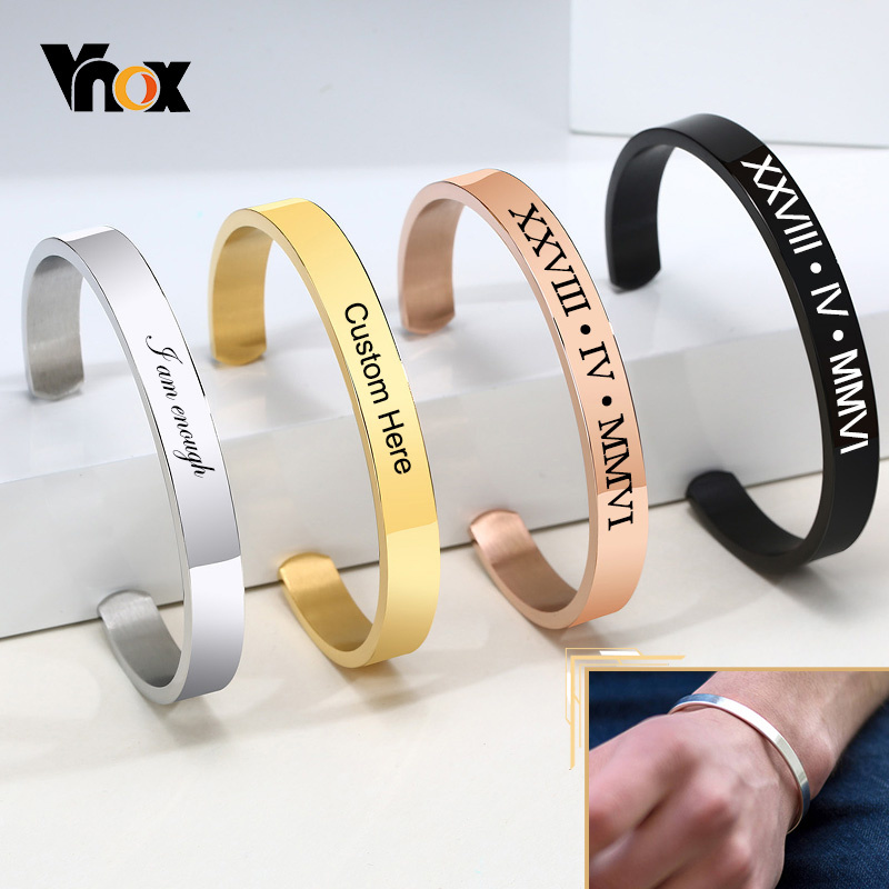 سوار كلاسيكي أساسي مخصص للرجال - مراجعة Men'S Accessories Jewelry Bracelet وسعره