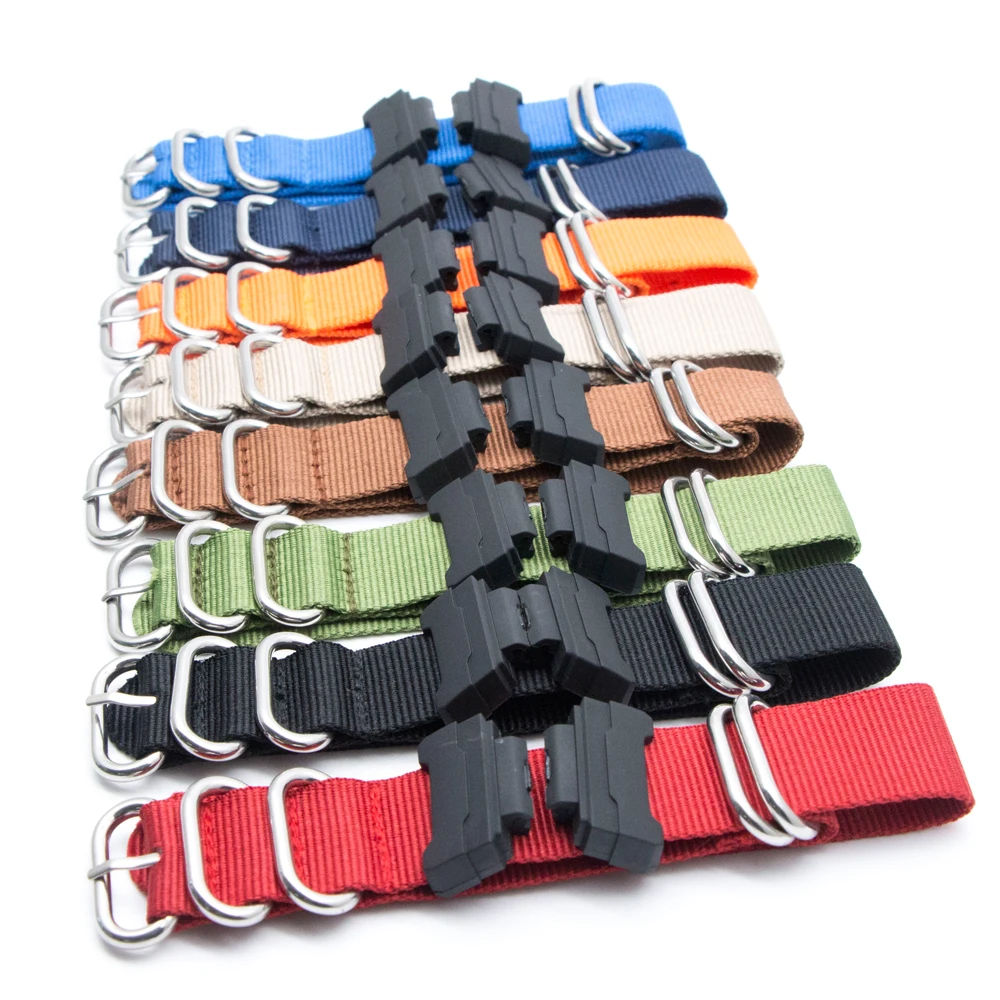 حزام ساعة من النايلون مقاس 22  - مراجعة Zulu Men Accessories وسعره