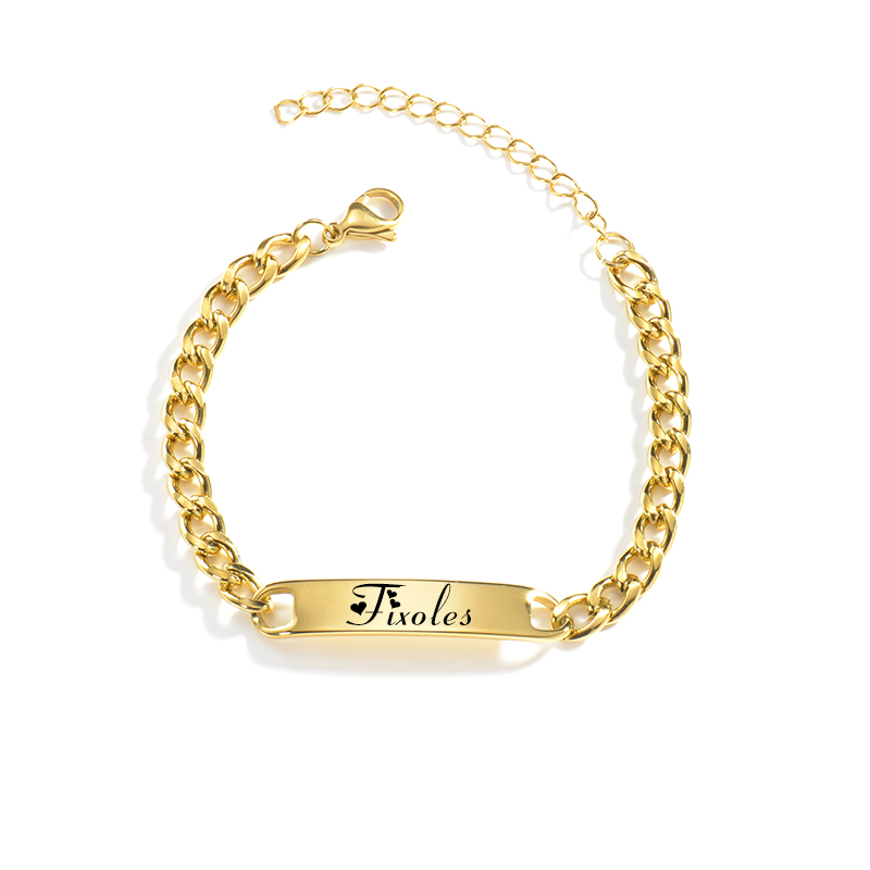 Goxijite مخصص محفورة اسم قلادة - مراجعة Men'S Accessories Jewelry Bracelet وسعره