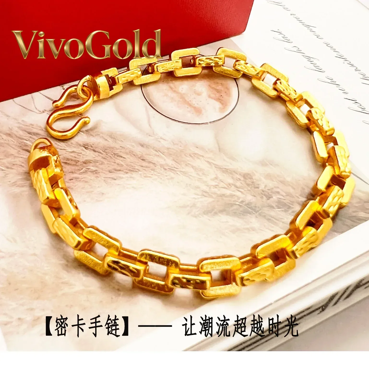 سوار VivoGold الفاخر من الذهب  - مراجعة Men Accessories Brands وسعره