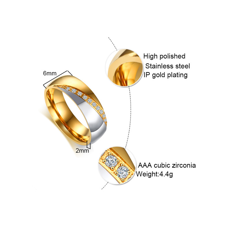 Vnox-خاتم زواج من الفولاذ المق - مراجعة Men Accessories For Wedding وسعره