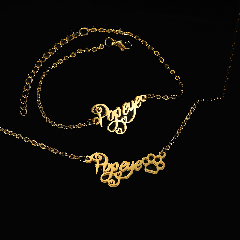 Goxijite تخصيص اسم قلادة مجموع - مراجعة Men'S Accessories Jewelry Bracelet وسعره