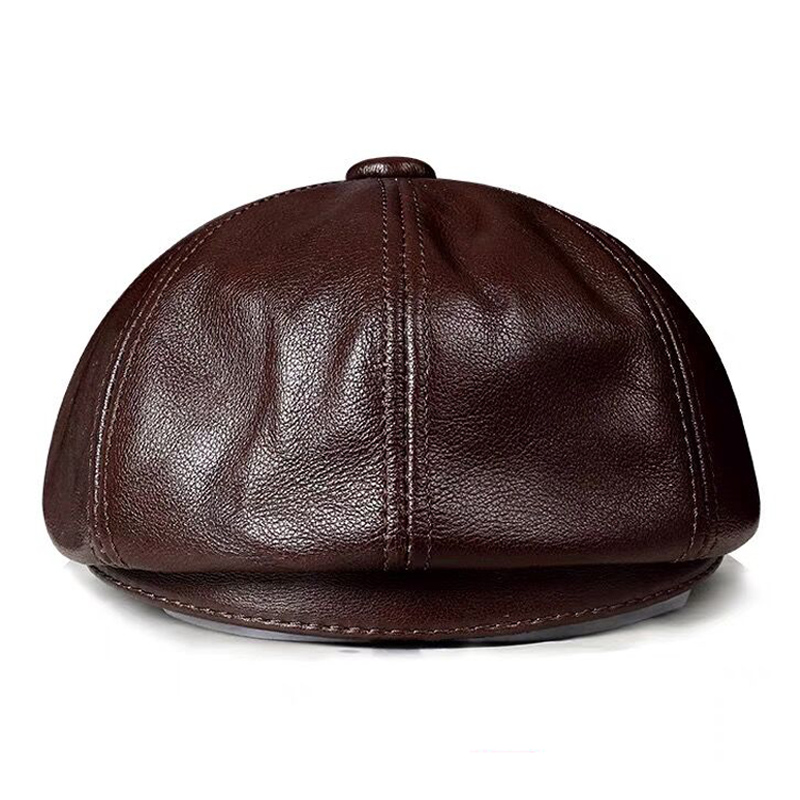 ربيع جديد قبعة جلدية حقيقية قب - مراجعة Men Accessories Brands وسعره