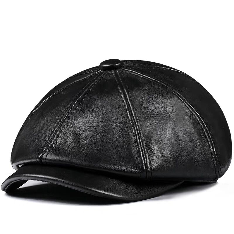 ربيع جديد قبعة جلدية حقيقية قب - مراجعة Men Accessories Brands وسعره