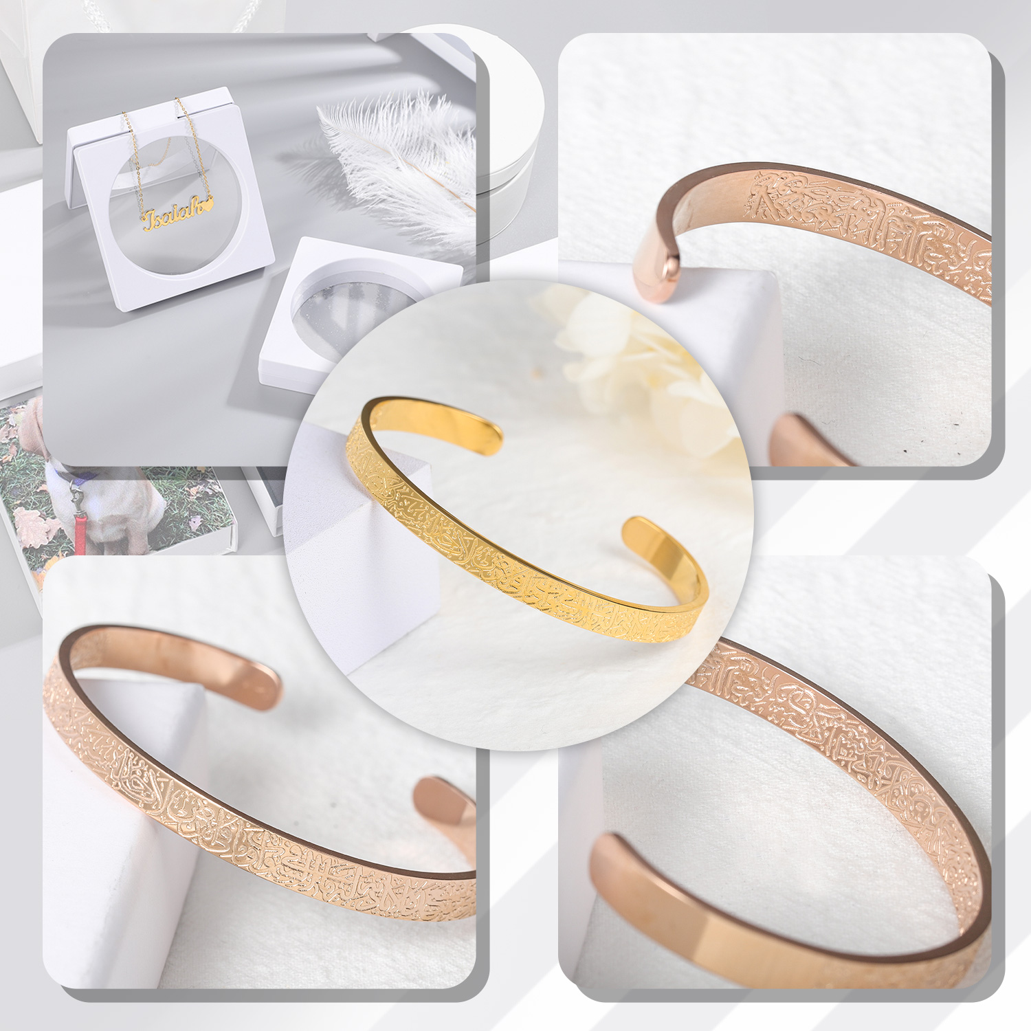 Ayatul كورسي الكفة سوار للرجال - مراجعة Men'S Accessories Jewelry Bracelet وسعره