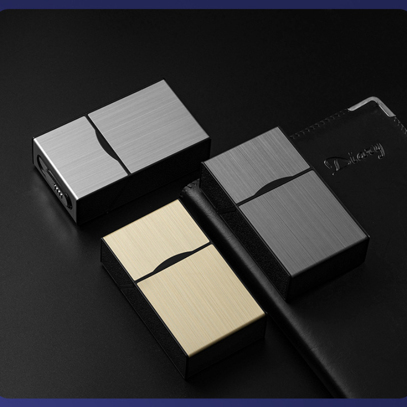 2 في 1 20 علبة السجائر ولاعة U - مراجعة Men Accessories Gadgets وسعره