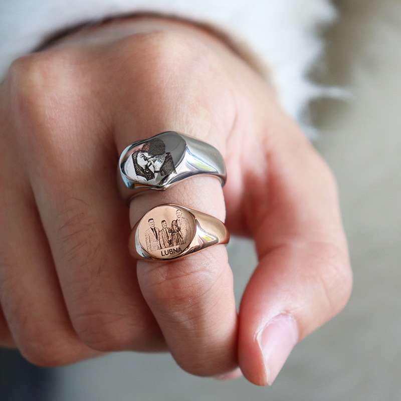 مخصص محفورة صورة شعار اسم القل - مراجعة Men Accessories For Wedding وسعره