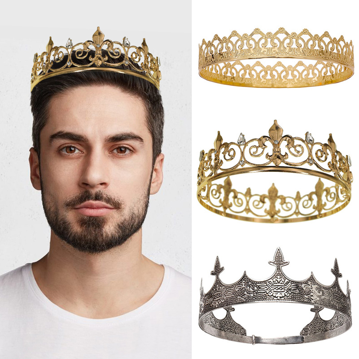 تاج الملك الملك الملك الملكي ل - مراجعة Men Accessories For Party وسعره