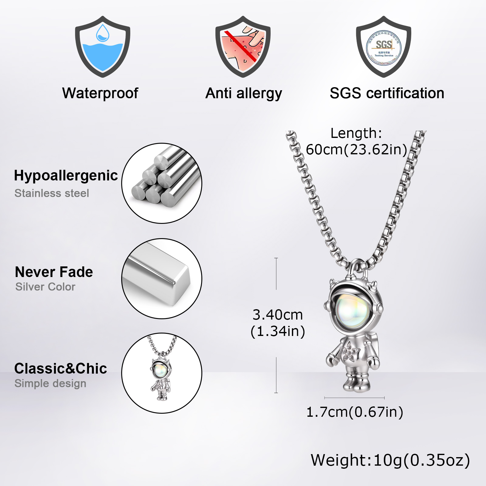 قلادة فنوكس من الفولاذ المقاوم - مراجعة X Men Accessories وسعره