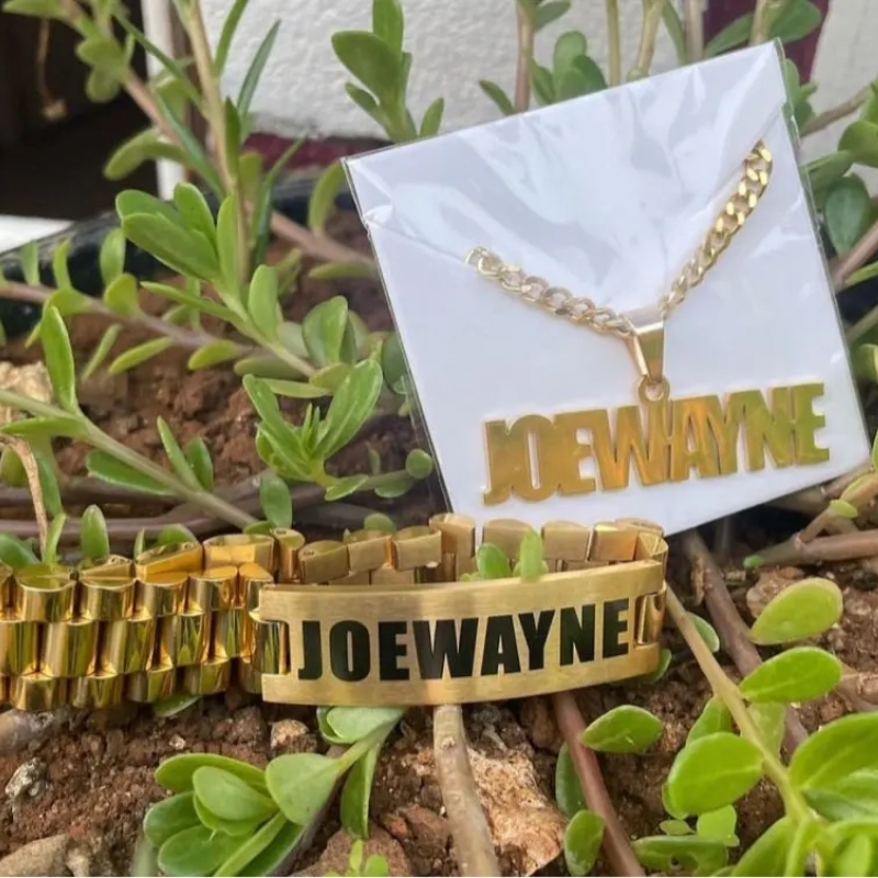 اسم مخصص مجموعة مجوهرات قلادة  - مراجعة Men'S Accessories Jewelry Bracelet وسعره
