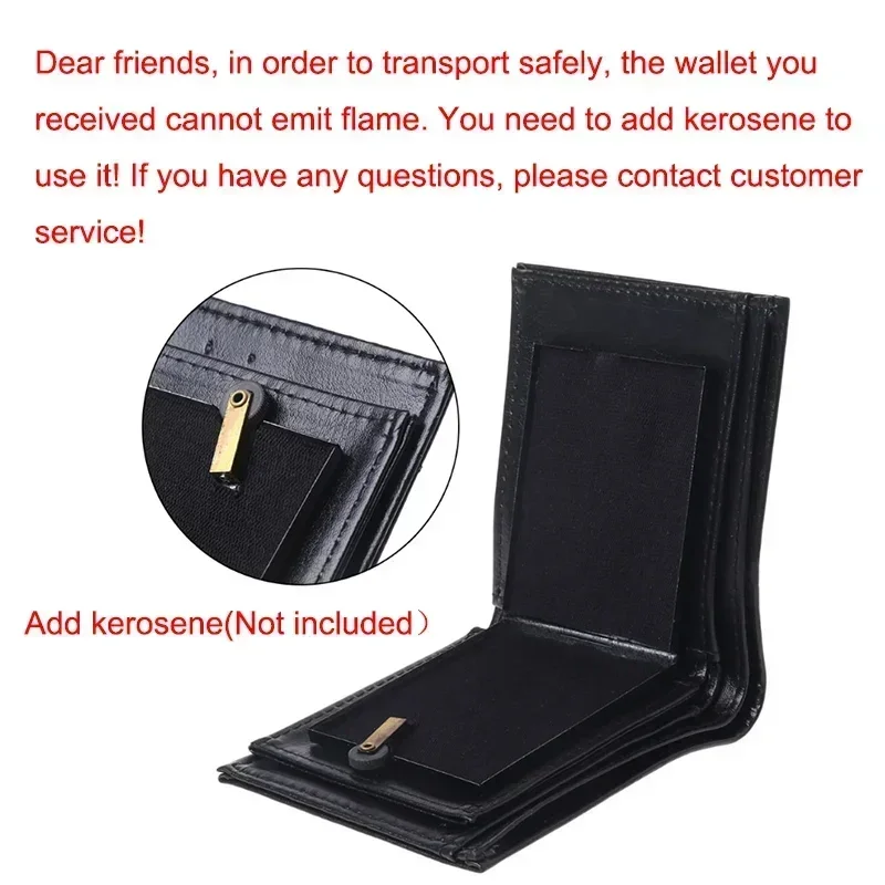 ولاعة محفظة سحرية تعمل بالزيت  - مراجعة Men Accessories Gadgets وسعره
