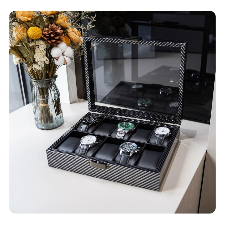 Virtorix ألياف الكربون الملمس  - مراجعة Men Accessories Organiser وسعره